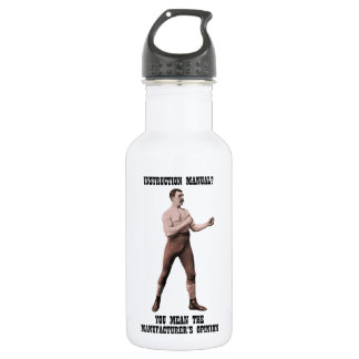 Bouteille D'eau En Acier Inoxydable Excessivement un homme viril véritable