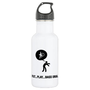 Bouteille D'eau En Acier Inoxydable Fanfare - tambour bas