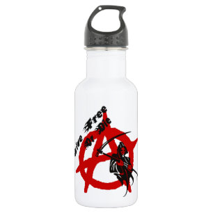 Bouteille D'eau En Acier Inoxydable Faucheur sinistre anarchiste