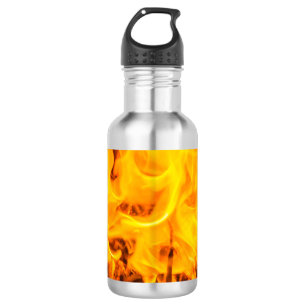 Bouteille D'eau En Acier Inoxydable Feu et flammes