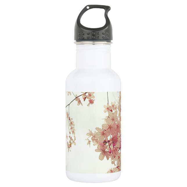 Bouteille D'eau En Acier Inoxydable Fleurs de cerisiers (Devant)