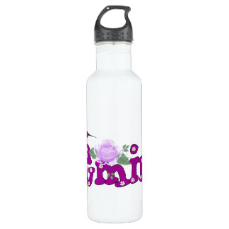 Bouteille D'eau En Acier Inoxydable Fleurs de Gémeaux