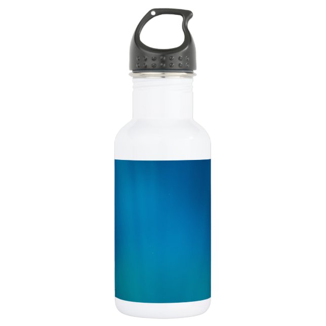 Bouteille D'eau En Acier Inoxydable Flux sous-marin bleu profond (Devant)