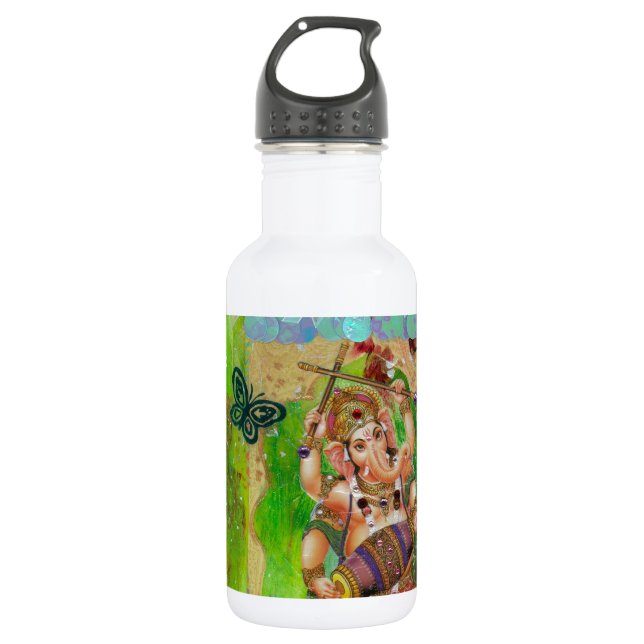 Bouteille D'eau En Acier Inoxydable Ganesha (Devant)