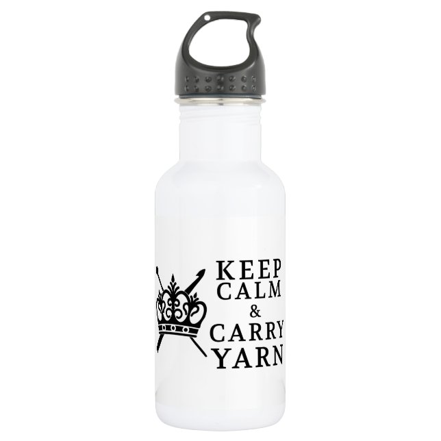 Bouteille D'eau En Acier Inoxydable Garder Calme Carry Fil (Devant)