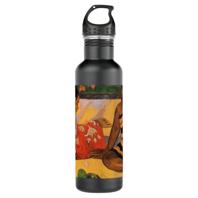 Bouteille D'eau En Acier Inoxydable Gauguin Polynésie Française Tahiti Femmes Peinture (Devant)