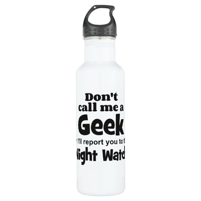Bouteille D'eau En Acier Inoxydable Geek Night Watch bf (Devant)