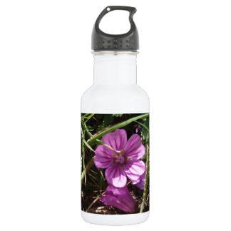 Bouteille D'eau En Acier Inoxydable Géranium pourpre sauvage