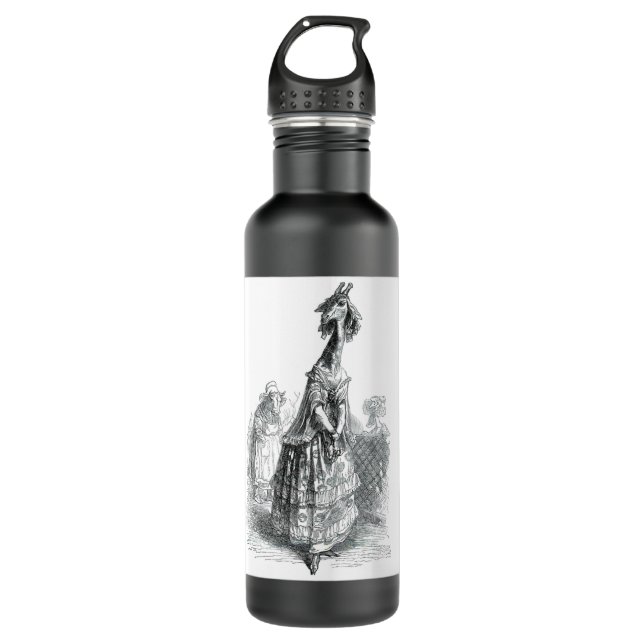 Bouteille D'eau En Acier Inoxydable Girafe de fantaisie (Devant)