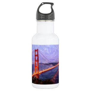 Bouteille D'eau En Acier Inoxydable Golden Gate Bridge — peinture mixte