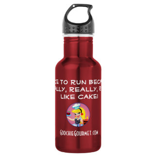 Bouteille D'eau En Acier Inoxydable Gourmet 32oz de Goochie. Rose