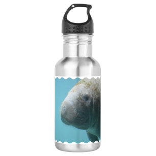 Bouteille D'eau En Acier Inoxydable Grand lamantin sous-marin