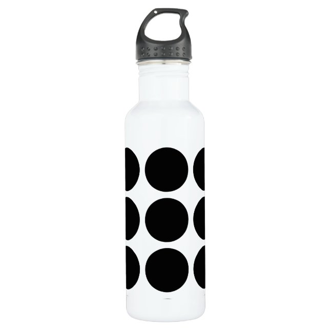 Bouteille D'eau En Acier Inoxydable Grands Pois (Devant)
