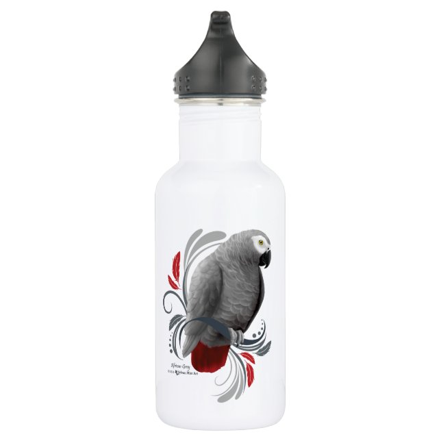 Bouteille D'eau En Acier Inoxydable Gray africain (Droite)