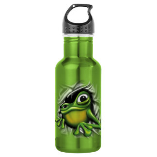 Bouteille D'eau En Acier Inoxydable Grenouille 3D fraîche
