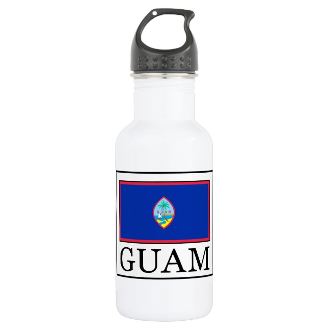 Bouteille D'eau En Acier Inoxydable Guam (Devant)