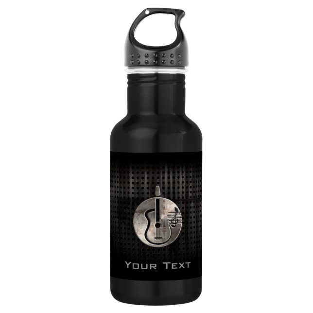 Bouteille D'eau En Acier Inoxydable Guitare acoustique rocailleuse (Devant)