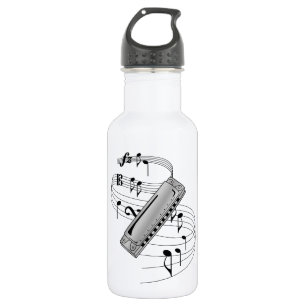 Bouteille D'eau En Acier Inoxydable Harmonica