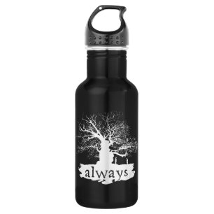 Bouteille D'eau En Acier Inoxydable Harry Potter   Always Quote Silhouette