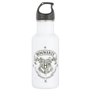 Bouteille D'eau En Acier Inoxydable Harry Potter   Hogwarts Banner Crest