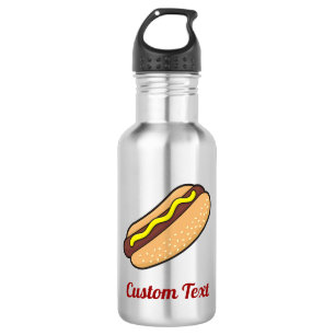 Bouteille d'eau en acier inoxydable Hotdog