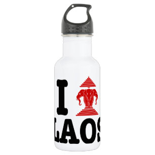 Bouteille D'eau En Acier Inoxydable I Erawan (Amour) Laos