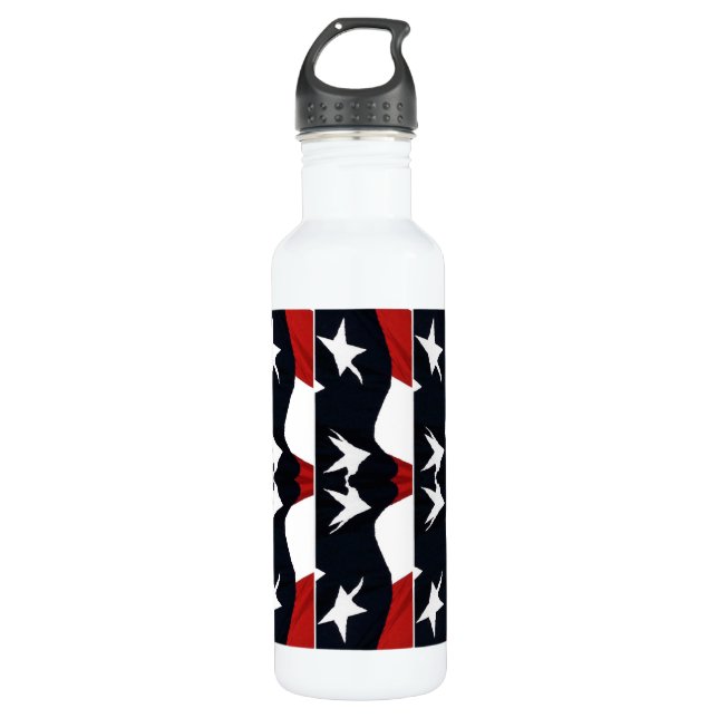 Bouteille D'eau En Acier Inoxydable Indicateur Abstrait (Devant)