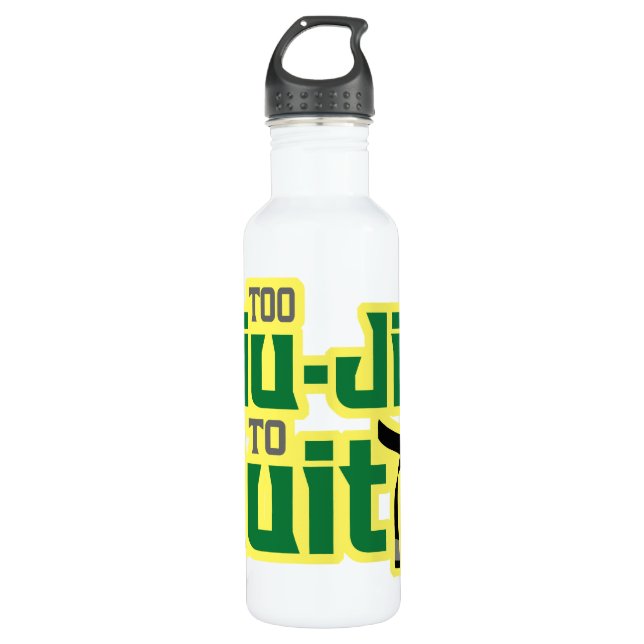 Bouteille D'eau En Acier Inoxydable Jiu-Jitsu (Devant)