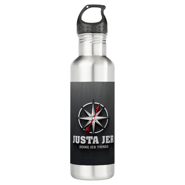 Bouteille d'eau en acier inoxydable Justa Jer (Devant)