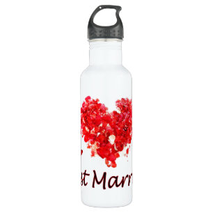 Bouteille D'eau En Acier Inoxydable "Juste marié "