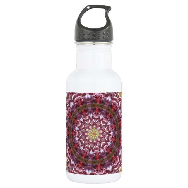 Bouteille D'eau En Acier Inoxydable Kaleidoscope rose (Devant)