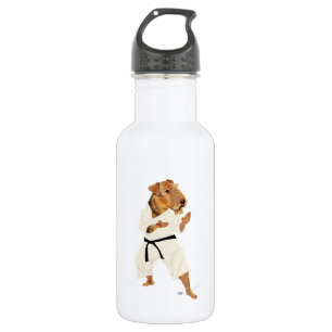 Bouteille D'eau En Acier Inoxydable Karate Terrier