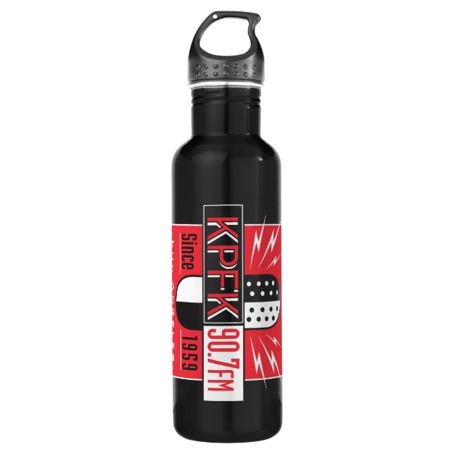 BOUTEILLE D'EAU EN ACIER INOXYDABLE KPFK (Devant)