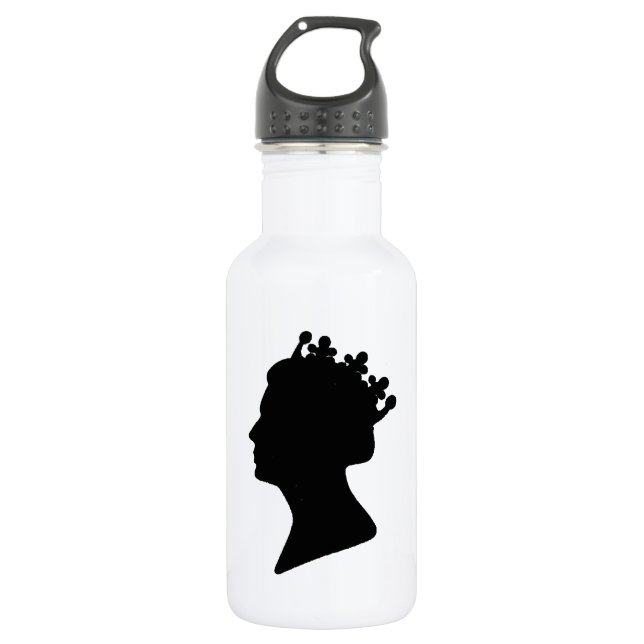 Bouteille D'eau En Acier Inoxydable La Reine Elizabeth II (Devant)