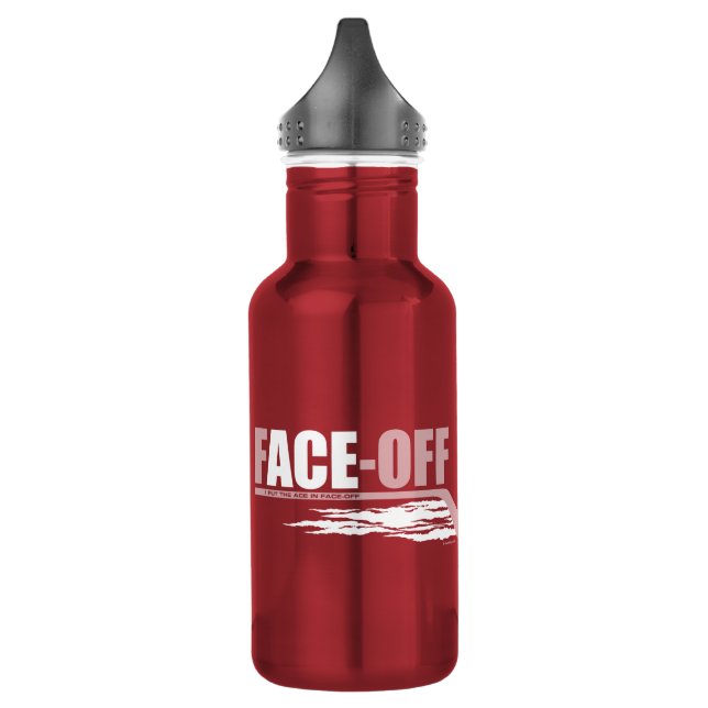 Bouteille D'eau En Acier Inoxydable L'As Face-Off (Hockey) (Gauche)