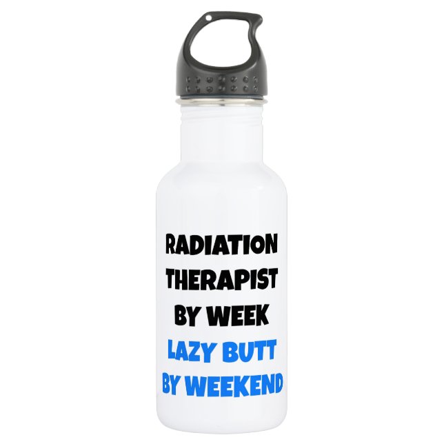 Bouteille D'eau En Acier Inoxydable Lazy Butt Radiothérapie (Devant)