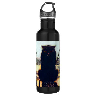 Bouteille D'eau En Acier Inoxydable Le chat noir