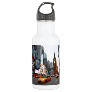 Bouteille D'eau En Acier Inoxydable Le Monde Mixte ! - New York & Londres