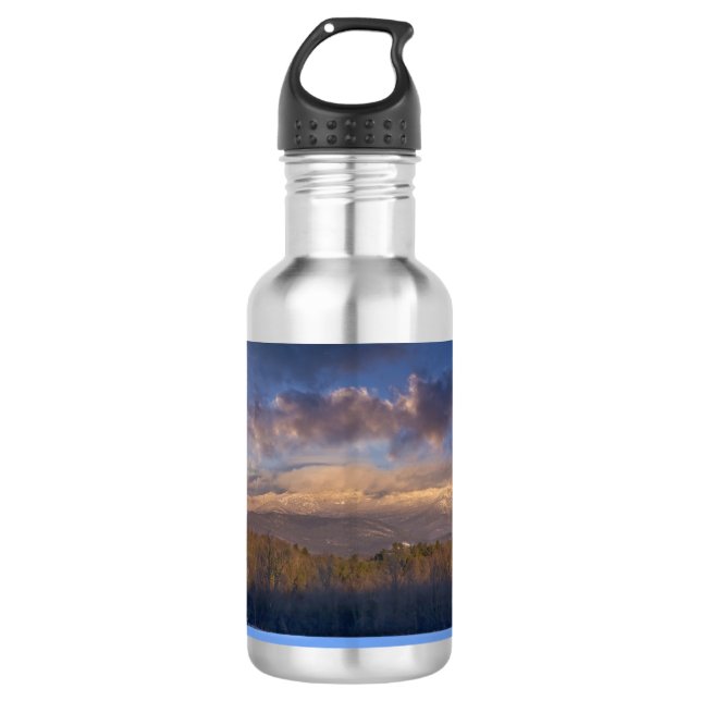 Bouteille D'eau En Acier Inoxydable Le mont Mansfield Sunset Vermont (Devant)
