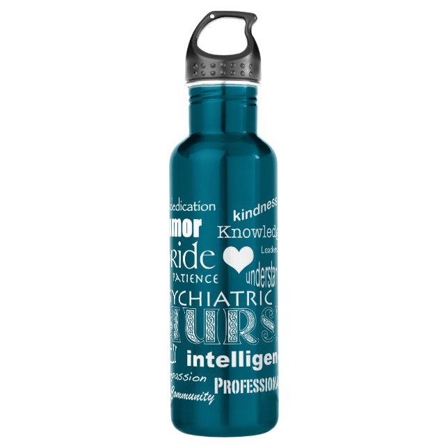 Bouteille D'eau En Acier Inoxydable Les Infirmière-Attributs (Devant)