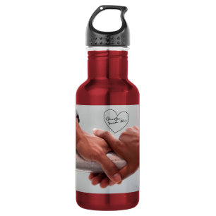 Bouteille D'eau En Acier Inoxydable Les mains du président Barack & Michele Obama