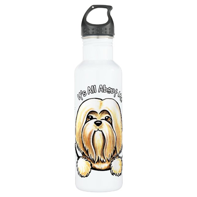 Bouteille D'eau En Acier Inoxydable Lhasa Apso IAAM (Devant)