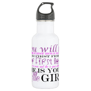 Bouteille D'eau En Acier Inoxydable Maman et fille : Amour
