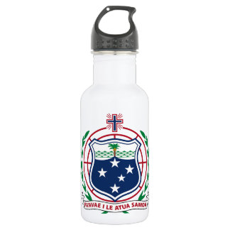 Bouteille D'eau En Acier Inoxydable Manteau du Samoa des bras