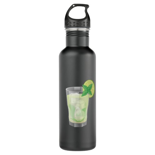 Bouteille D'eau En Acier Inoxydable Mojito (Devant)
