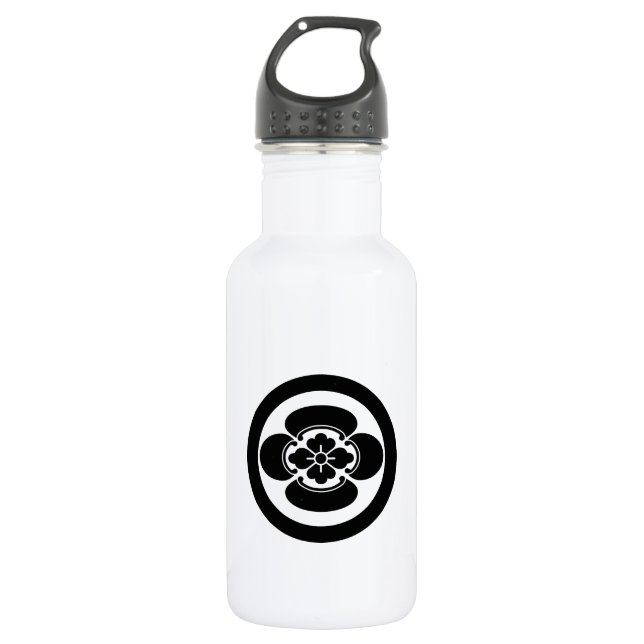 Bouteille D'eau En Acier Inoxydable Mokko en cercle (Devant)