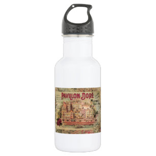 Bouteille D'eau En Acier Inoxydable Monaco Fancy Côte d'Azur Vintage France