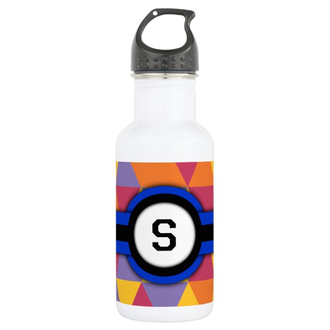Bouteille D'eau En Acier Inoxydable Monogramme S (Devant)