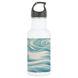 Bouteille D'eau En Acier Inoxydable Motif traditionnel japonais