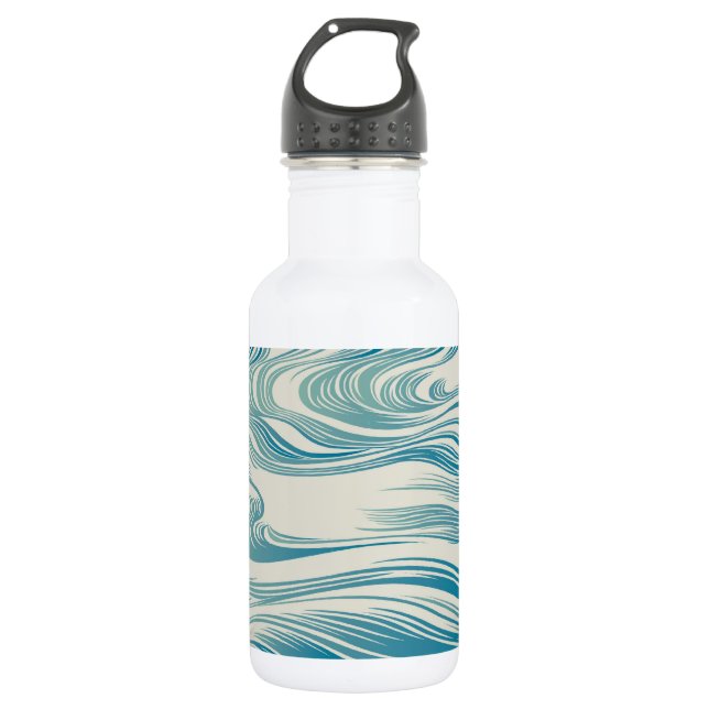 Bouteille D'eau En Acier Inoxydable Motif traditionnel japonais (Devant)